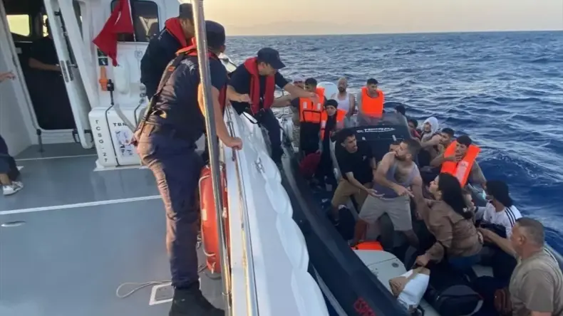 Marmaris ve Datça’da 39 Göçmen Kurtarıldı